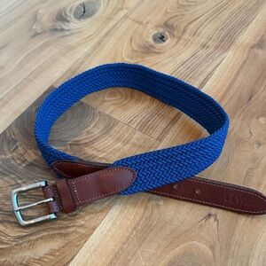 Vineyard Vines Blue and Brown Men's Belt